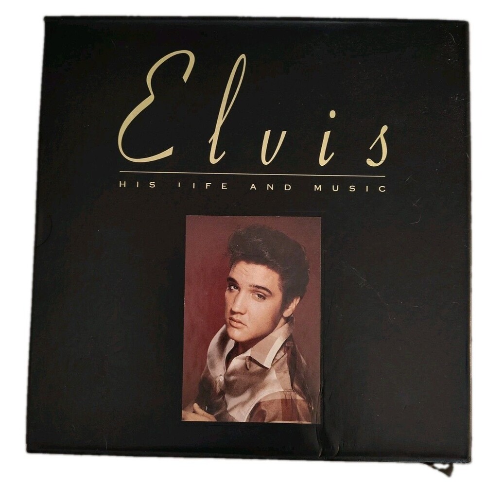 Elvis His Life and Music 4 CD Box Set Limited Ed 1994 Photo Book Session Notes